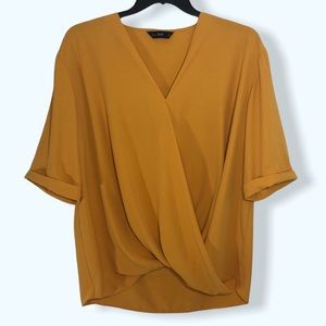 F&F Mustard Yellow Blouse
